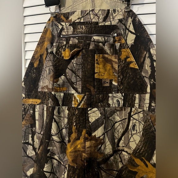 10x Outdoor Bib Overalls Realtree Hardwood 42 Regular Camouflage Hunting - Picture 3 of 14